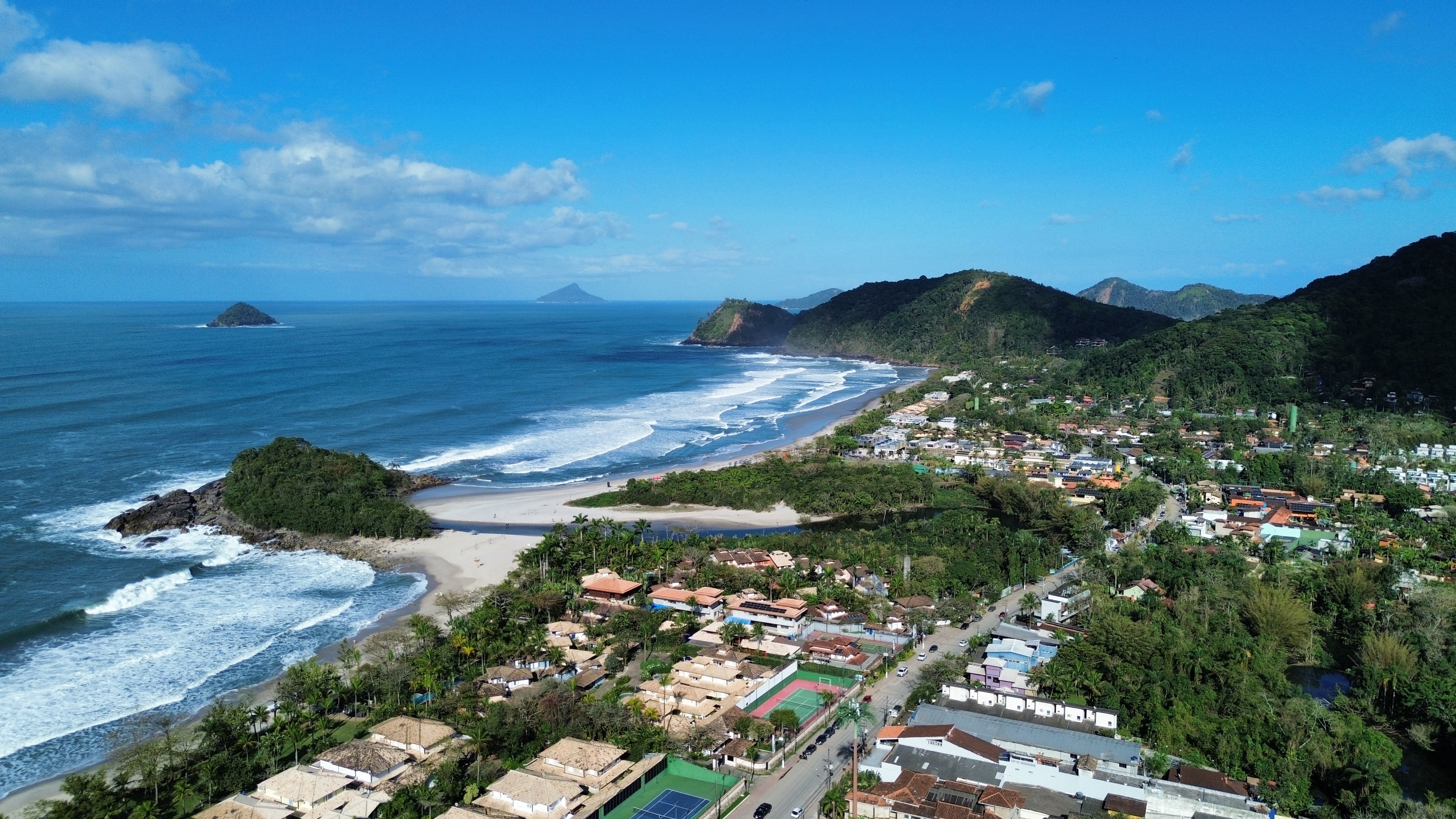 Camburi, litoral norte de São Paulo